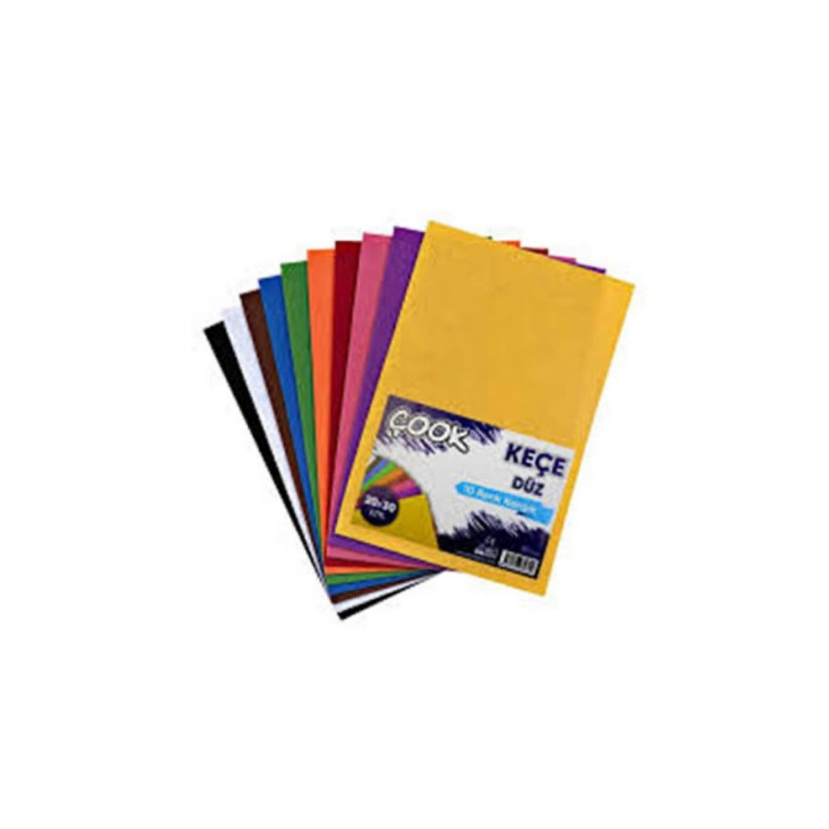 20x30 Keçe 10 Renk