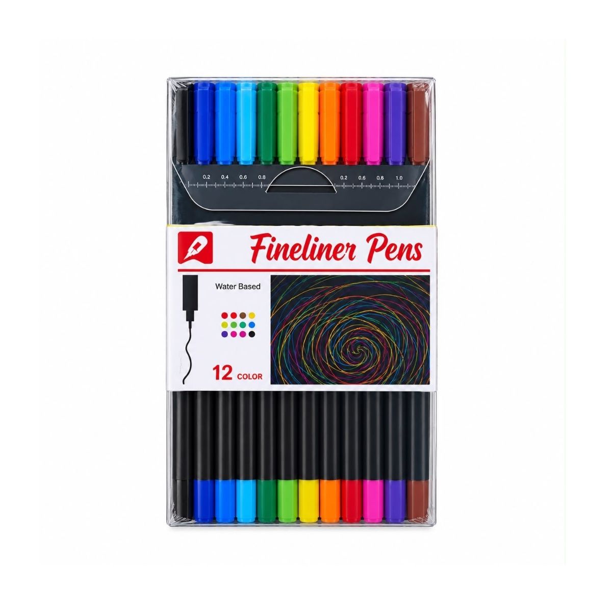 12 Renk 0.4mm Fineliner Kalem