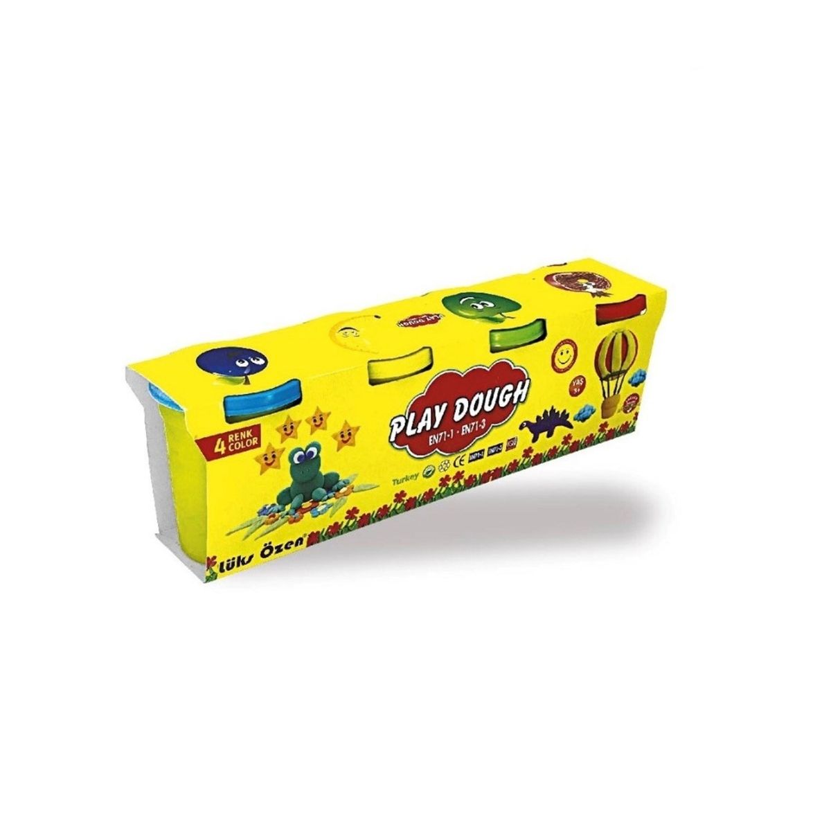 4 Renk Maxi Oyun Hamuru