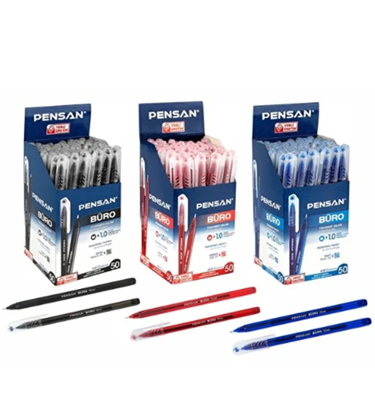 Büro 1.0mm Tükenmez Kalem