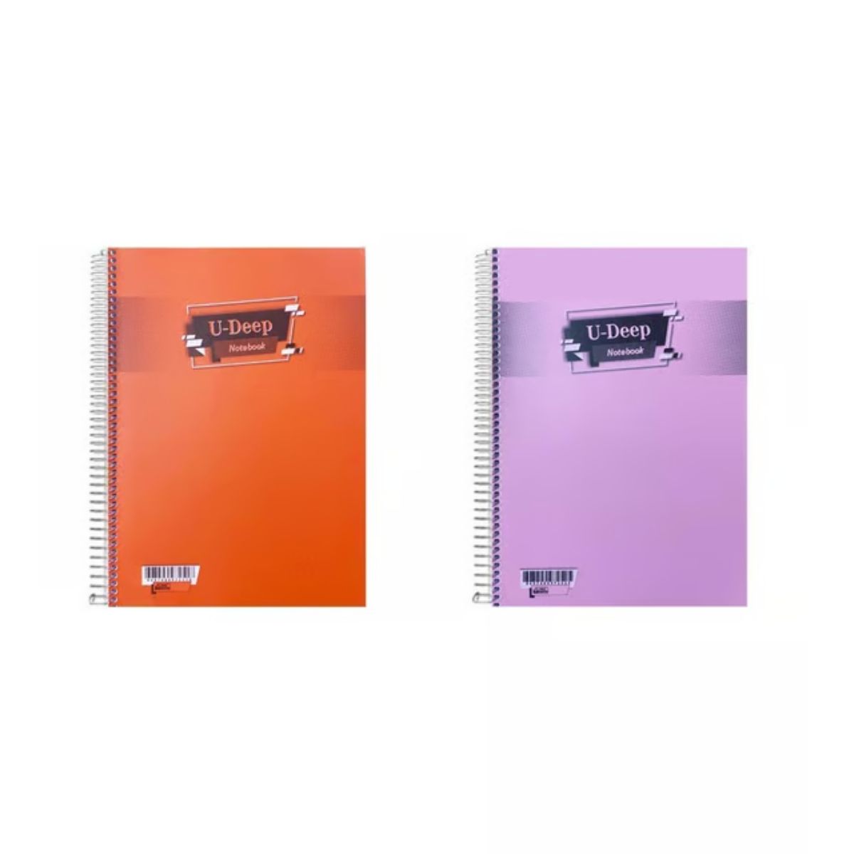 120 Yaprak Spiralli Plastik Kapak Çizgili & Kareli Defter