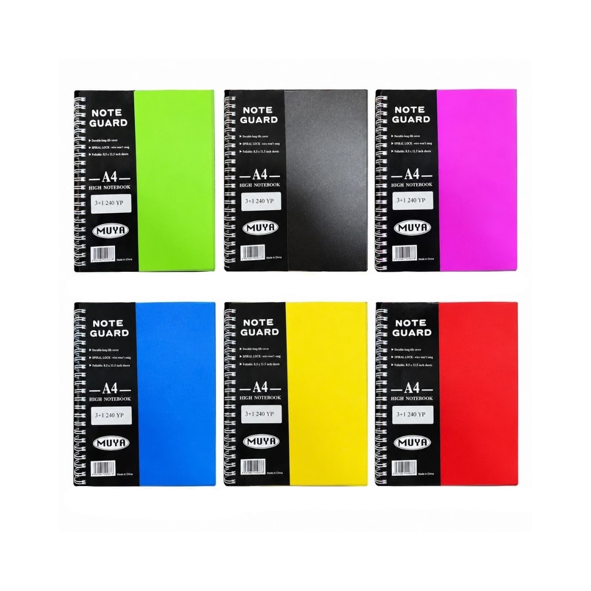 3+1 240 Yaprak Ayraçlı Defter