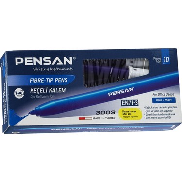 Tek Renk Keçeli Kalem