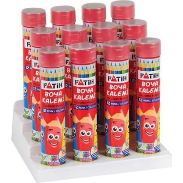 12 Renk Tüp Kuru Boya