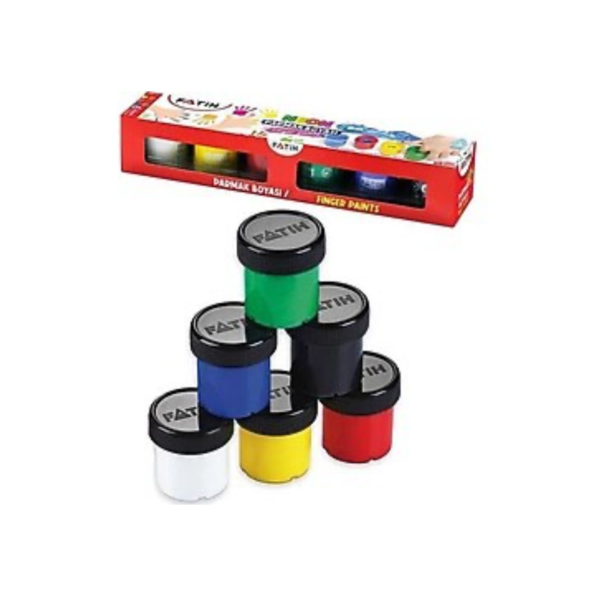 6 Renk Parmak Boya 25ml
