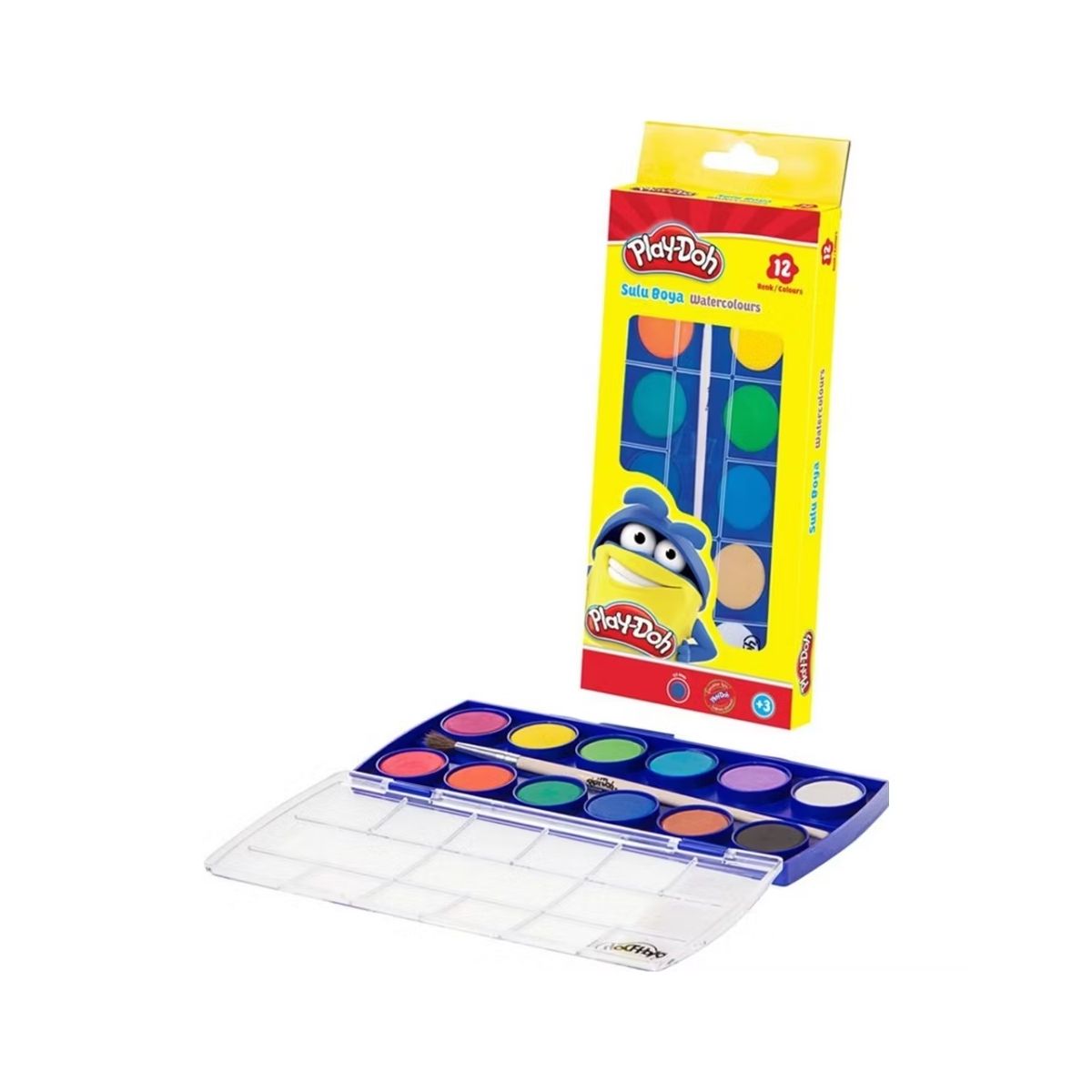 PLAY-DOH 12 Renk Sulu Boya
