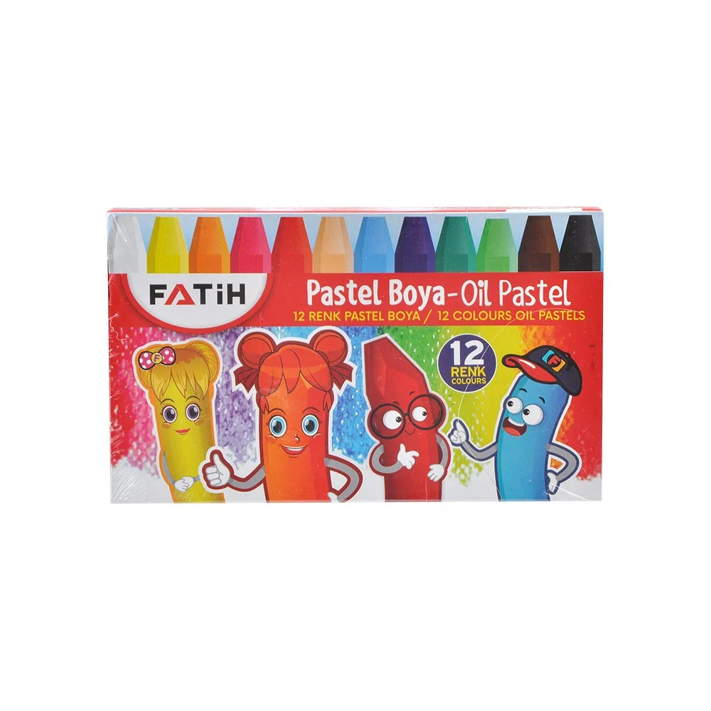 12 Renk Pastel Boya