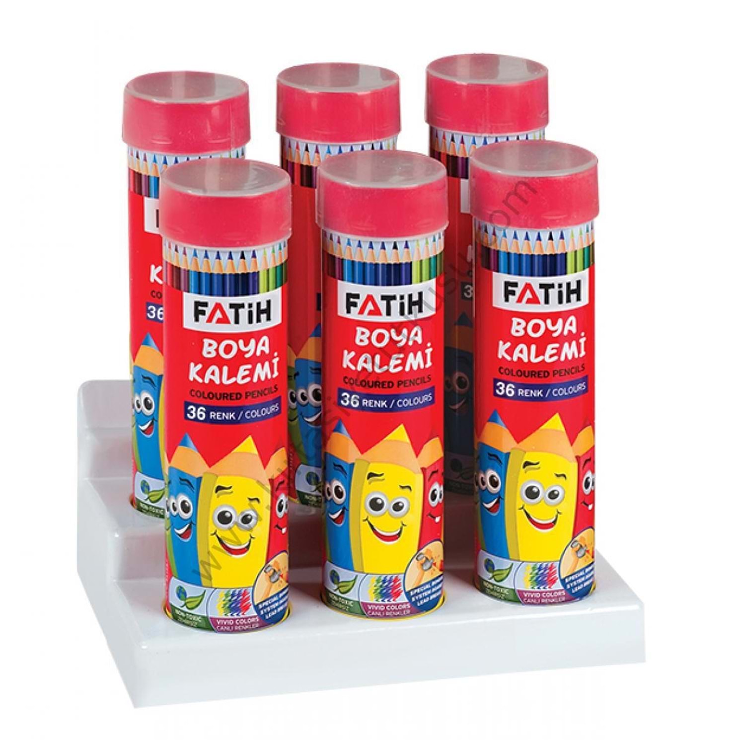 36 Renk Tüp Kuru Boya