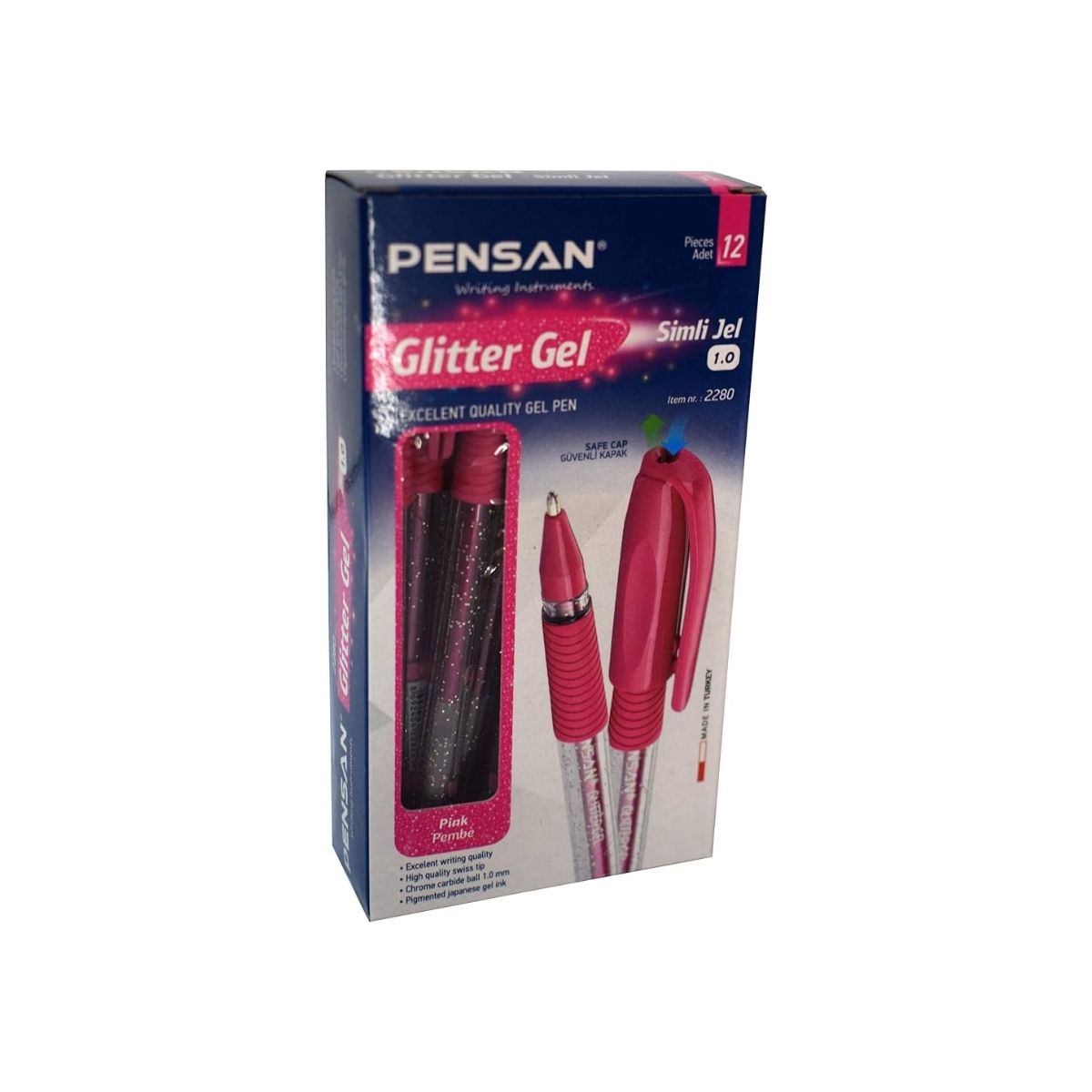 Pembe Renk Simli Kalem
