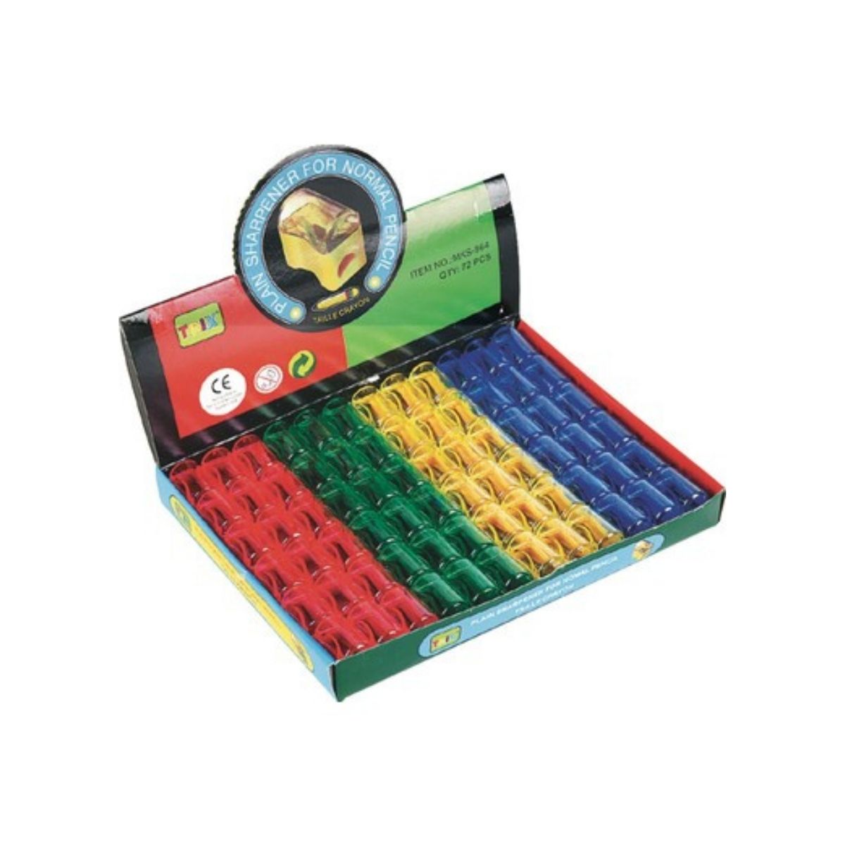 Tekli Kapaklı Kalemtıraş
