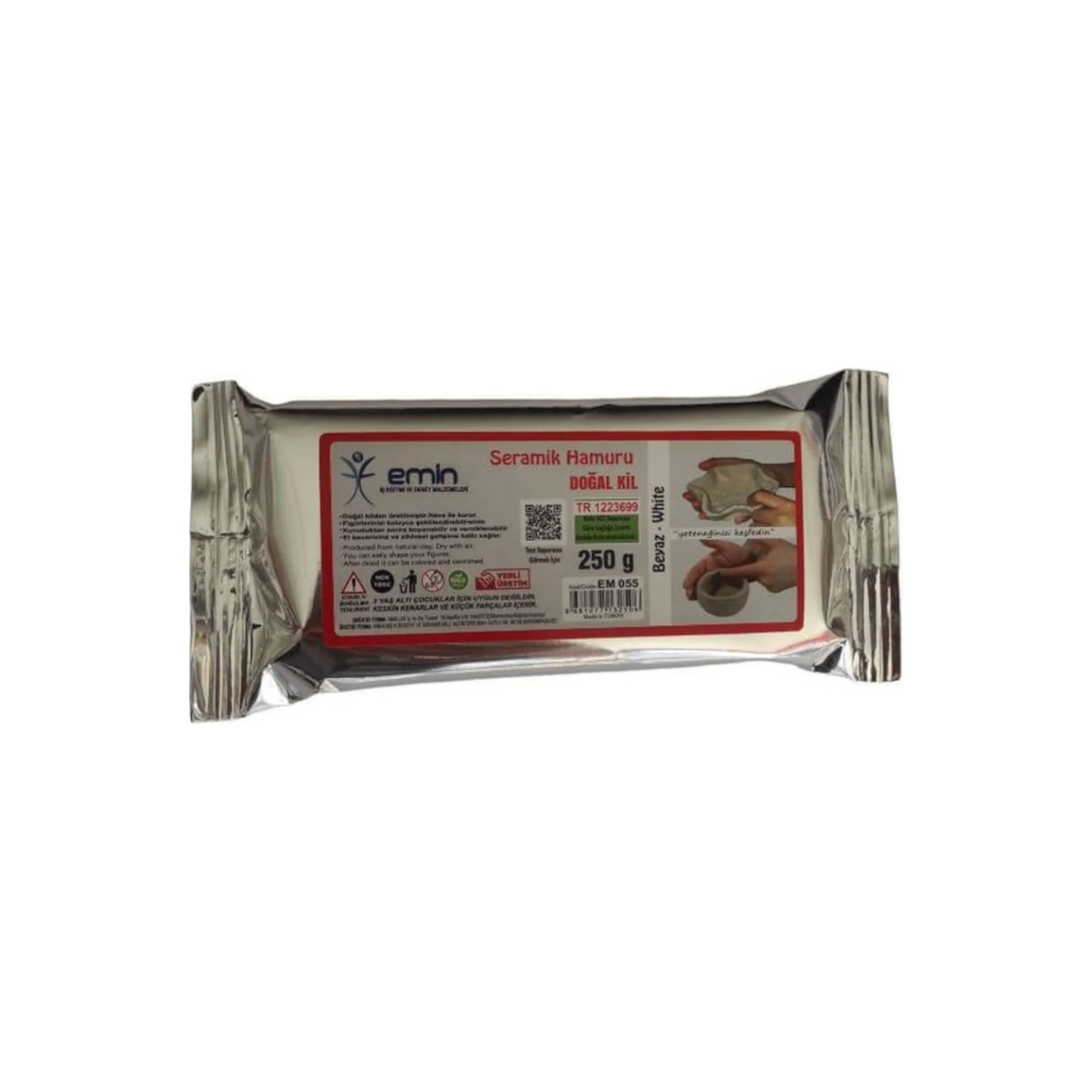 İTHAL 250 Gram Beyaz Kil