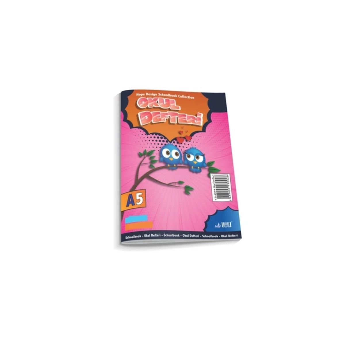 80 Yaprak A5 Karton Kapak Çizgili Defter