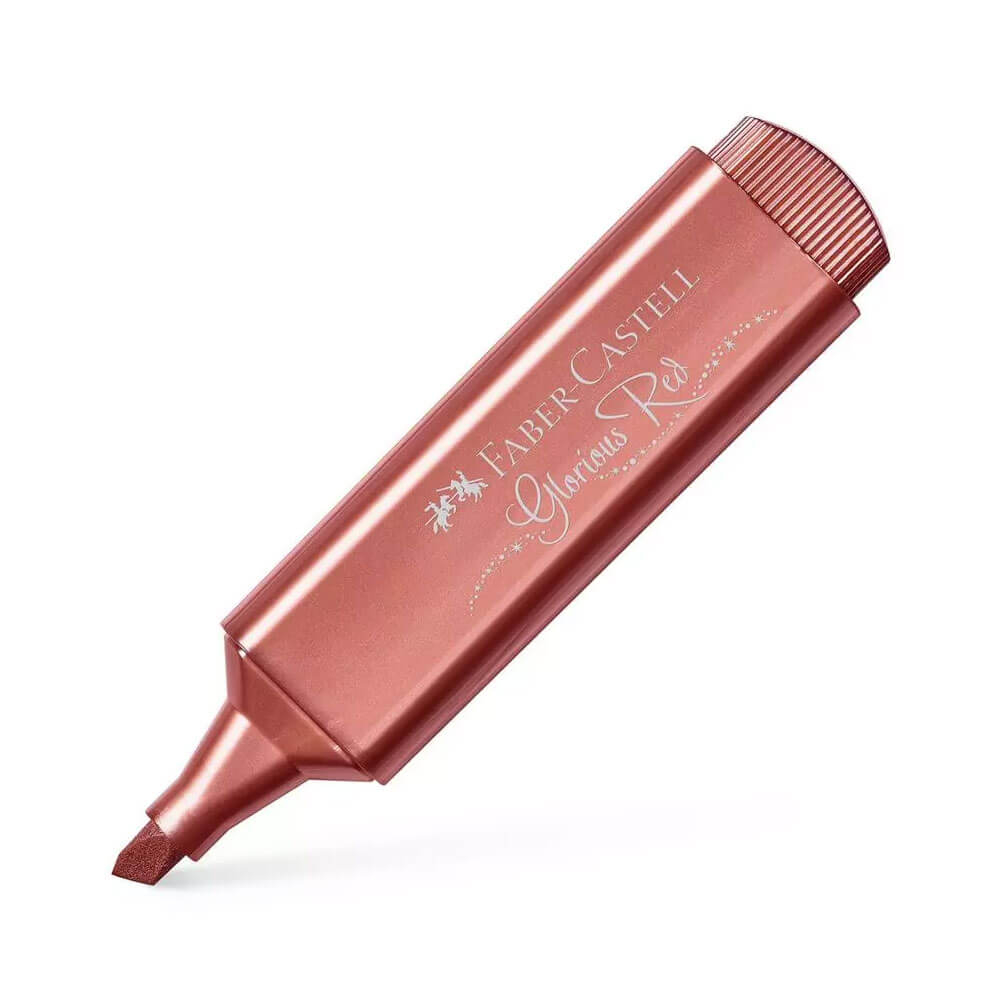 FABER-CASTELL Metalik Kırmızı Fosforlu Kalem