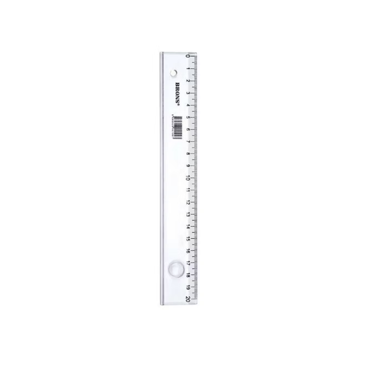 BRONS 20 Cm Plastik Cetvel