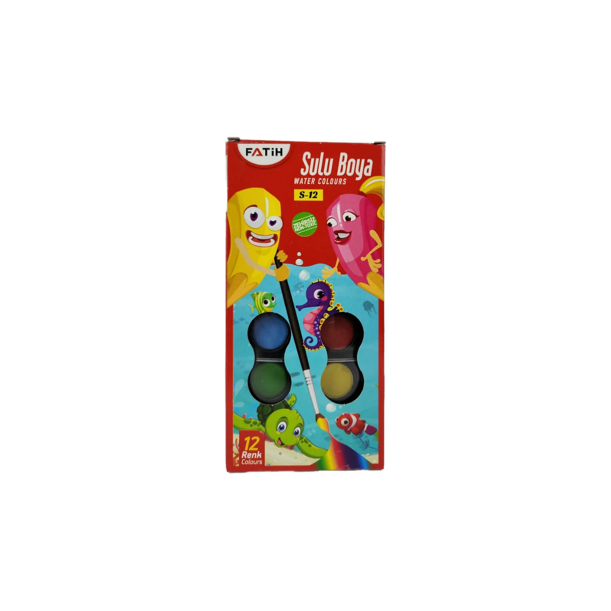 FATİH S-12 Renk Sulu Boya