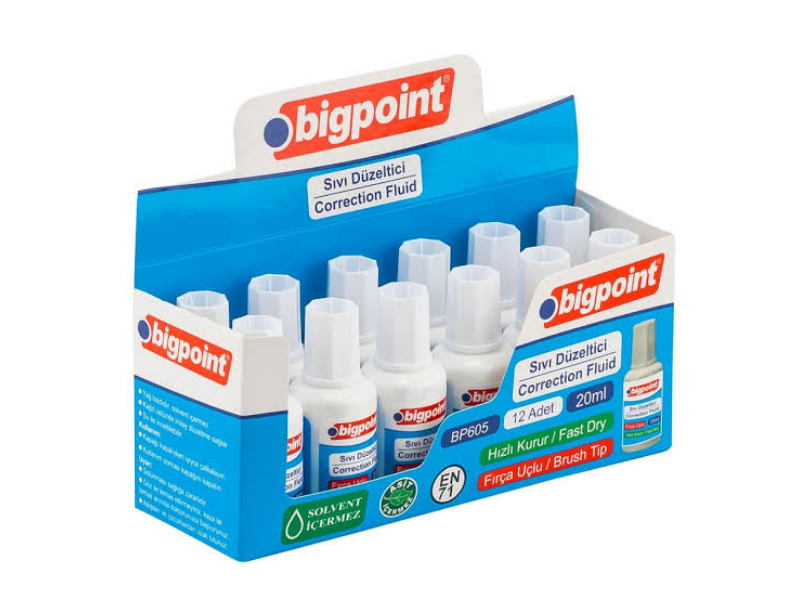 Bigpoint Fırçalı Sıvı Silici