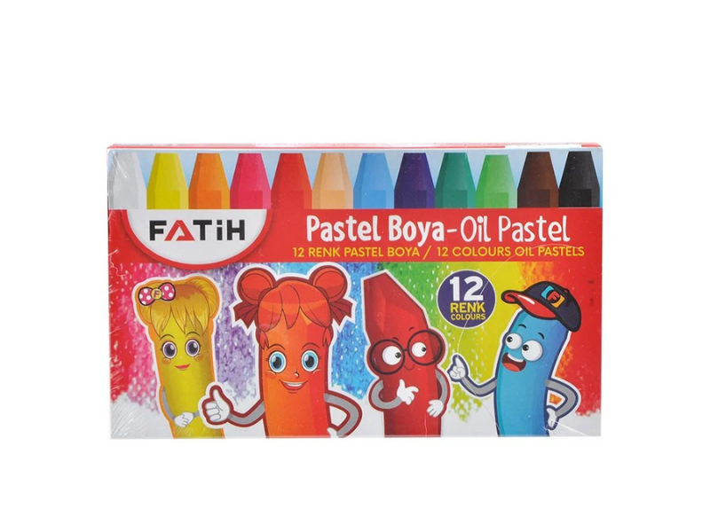 Fatih 12 Renk Pastel Boya 