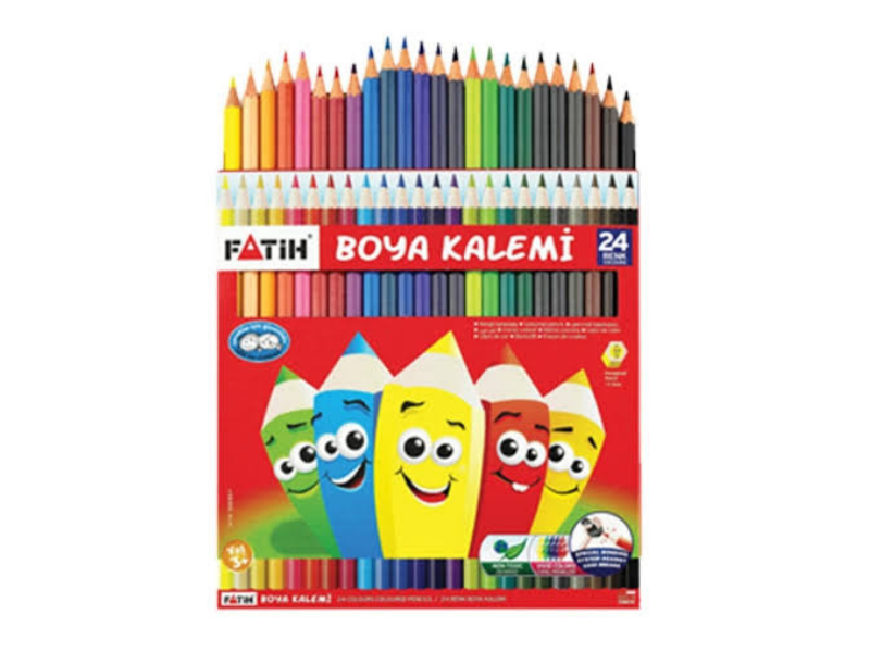 Fatih 24 Renk Tam Boy Kuru Boya