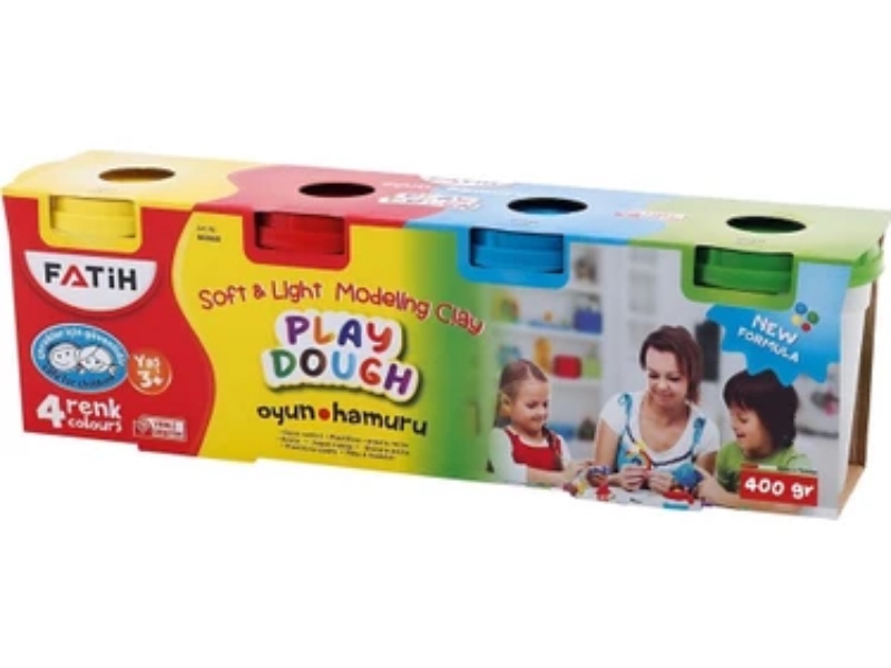 Fatih 400 Gram 4 Renk Oyun Hamuru