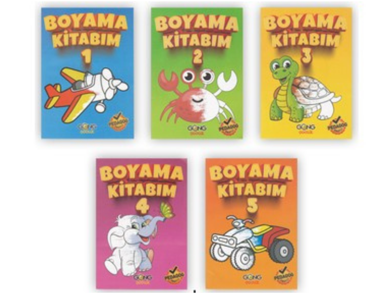 Gong Çocuk 36 Sayfa Boyama Kitabı