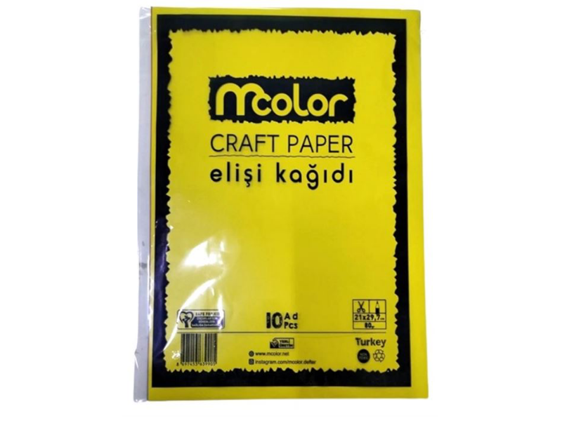 Mcolor 10 Renk Elişi Kağıdı