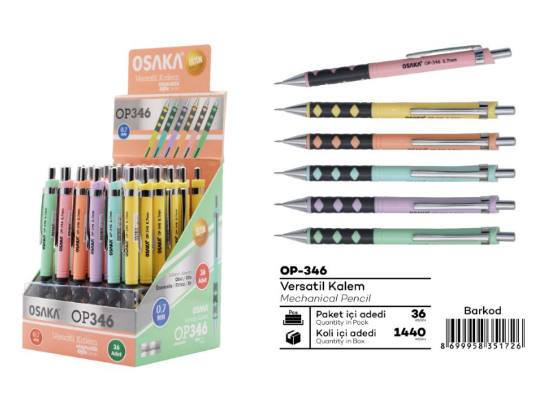 Osaka OP-346 0.7 Versatil Kalem Rotring Tip