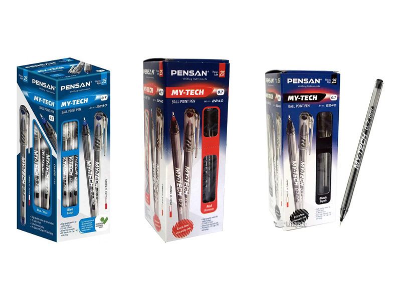 Pensan My-Tech 0.7mm Tükenmez Kalem M/S/K
