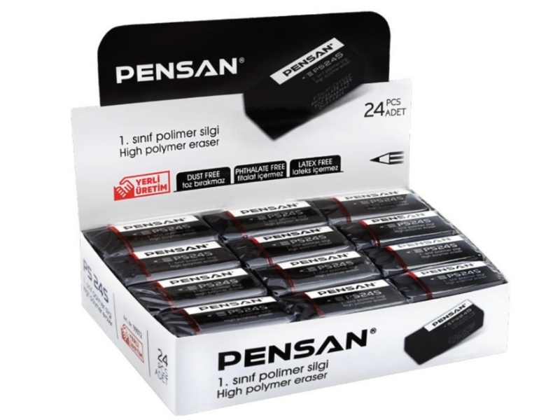 Pensan PS-24 Siyah Silgi