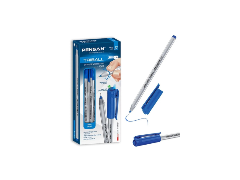 Pensan Triball 1mm Mavi Tükenmez Kalem