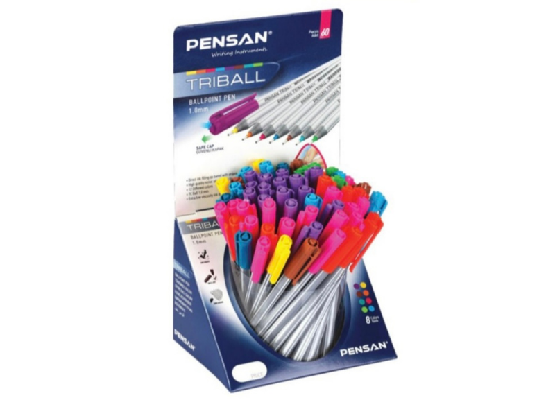 Pensan Triball Stantlı 8 Renk 1mm