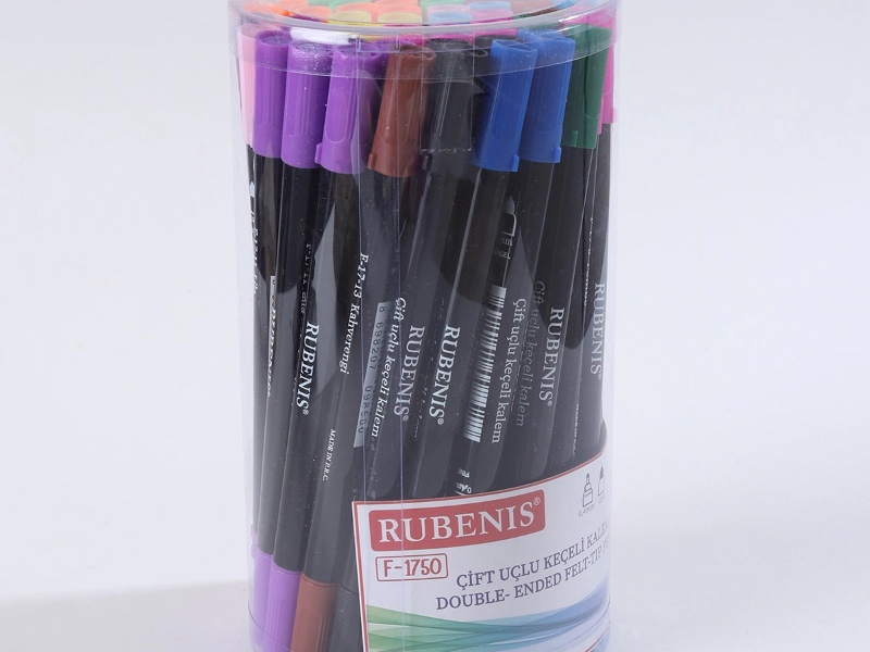 Rubenis Çift Uçlu Fineliner 50li