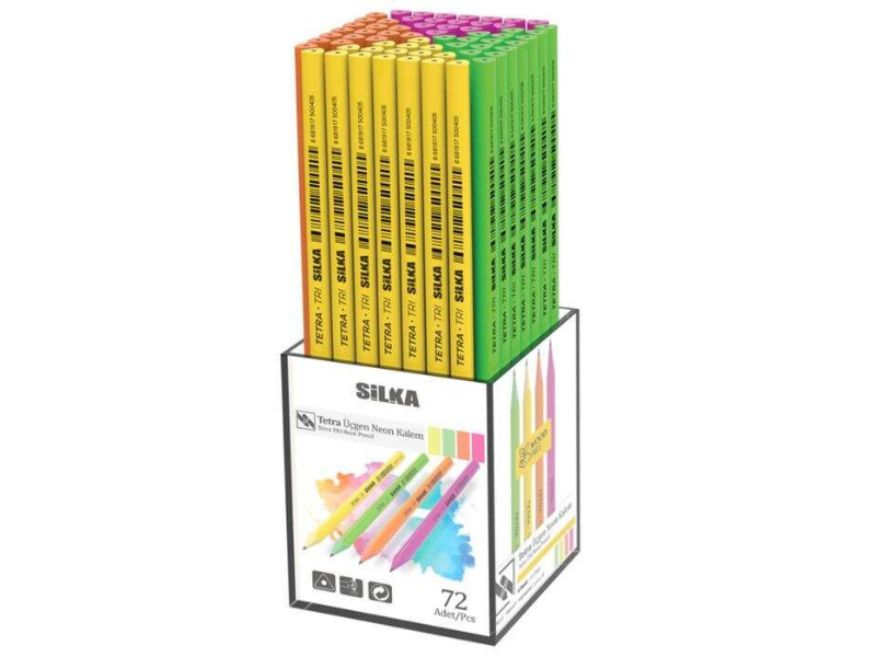 Silka Neon Üçgen Kurşun Kalem